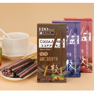 涂层饼干棒巧克力棒长条饼干夹心棒