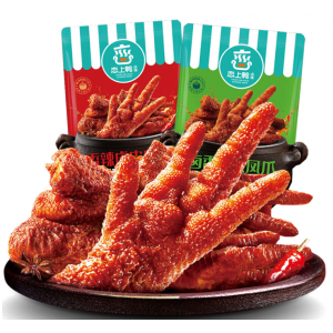 香辣虎皮凤爪爆款休闲食品鸡爪子卤味